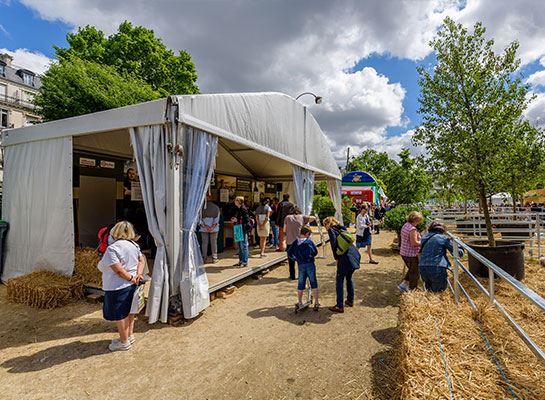 Aménagement d'espaces événementiels - Biodiversiterre 2017