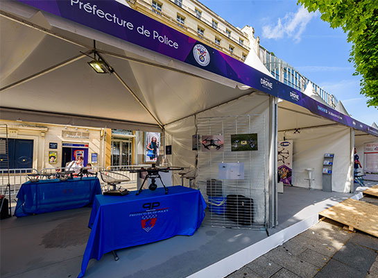 Aménagement d'espaces événementiels - Paris Drones Festival